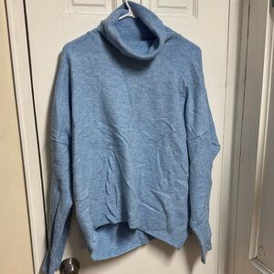 Vince Camuto Light Blue Turtleneck Sweater